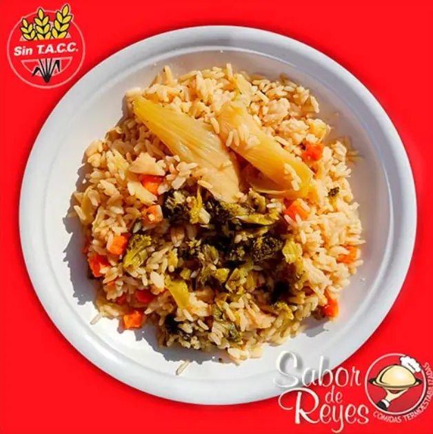 Panache de verduras con arroz vegano - sin tacc