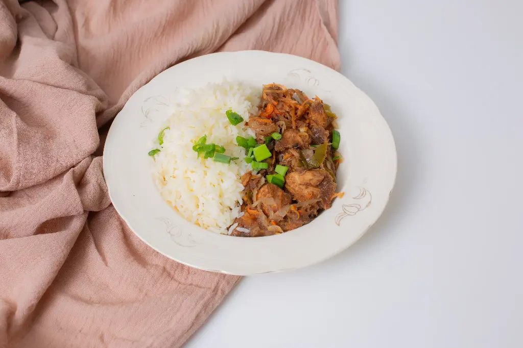 Wok de pollo