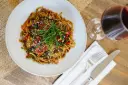 Wok de vegetales con fideos