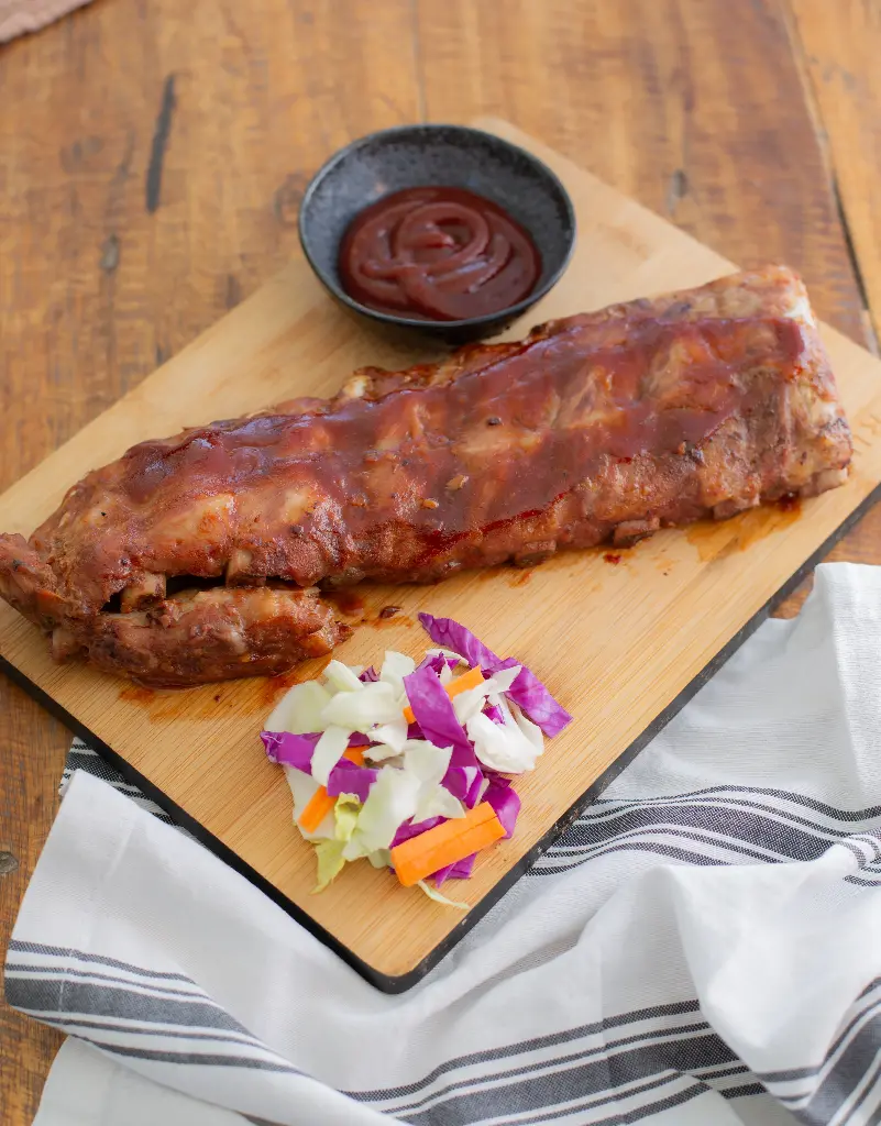 Costillas BBQ con hueso