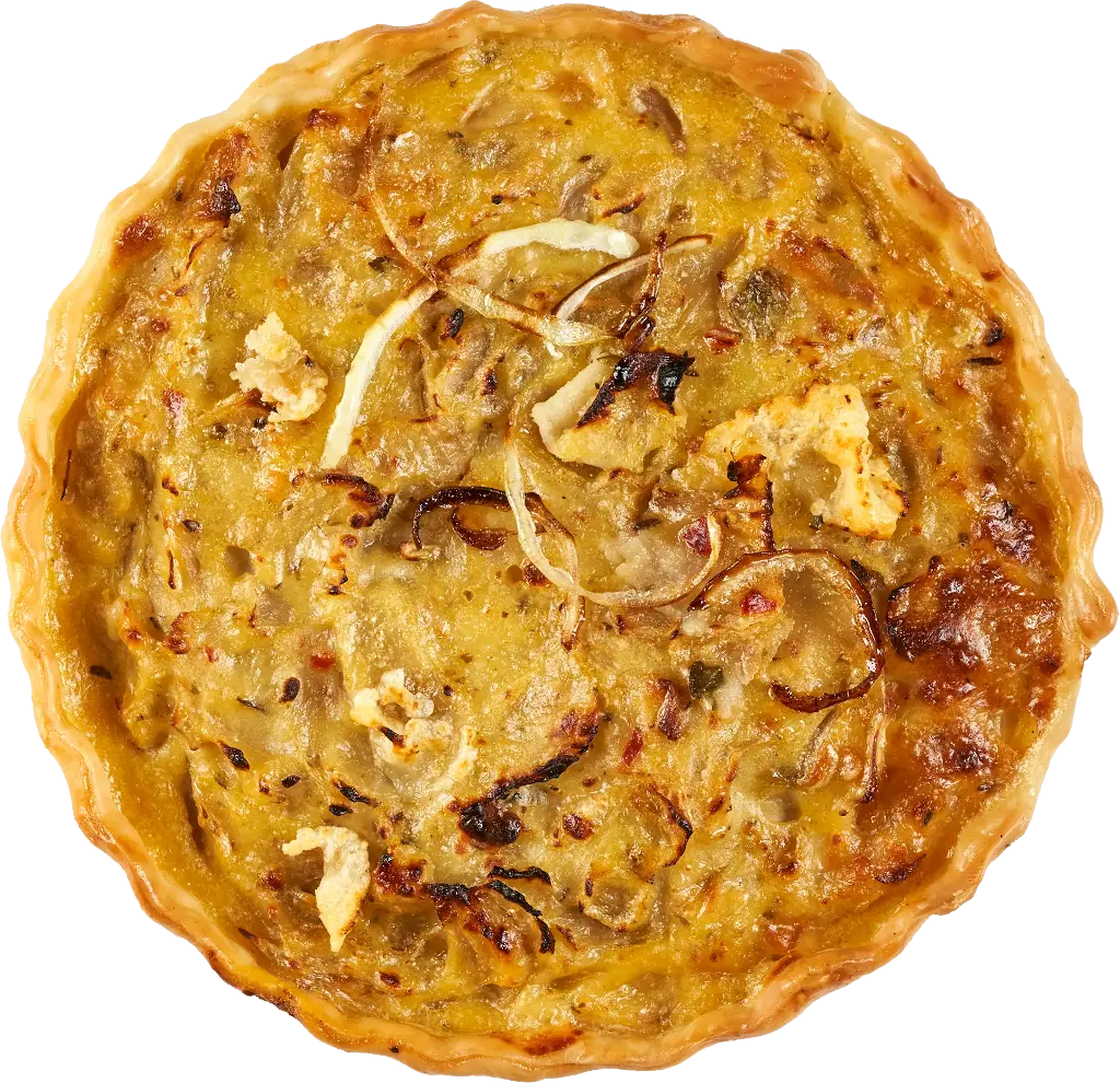 Tarta Queso y cebolla