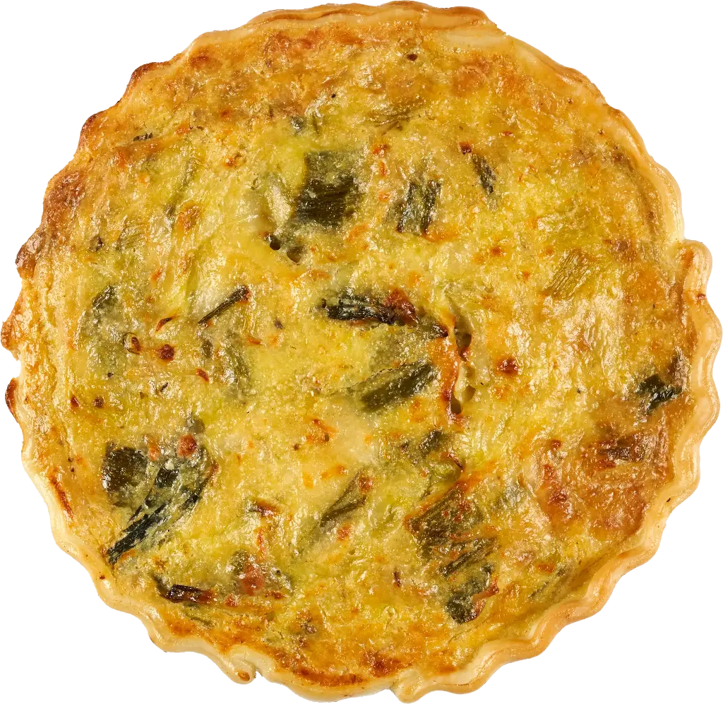 Tarta Puerro y pollo