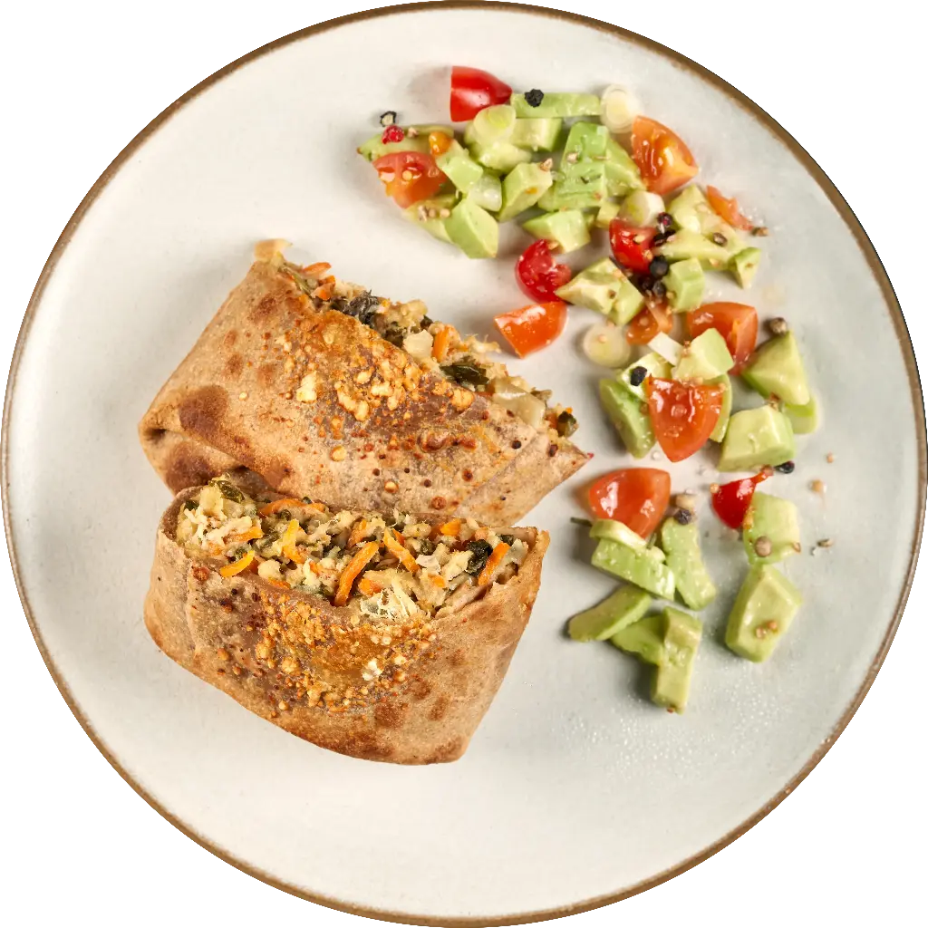 Roll de Pollo y acelga