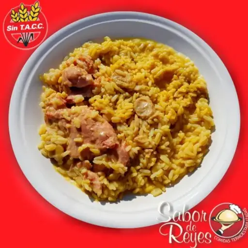 [SAB-CA1] RISOTTO ITALIANO CON POLLO Y CHAMPIÑONES - SIN TACC